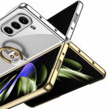 GKK Samsung Galaxy Z Fold 5 Deksel med Ringholder Gull