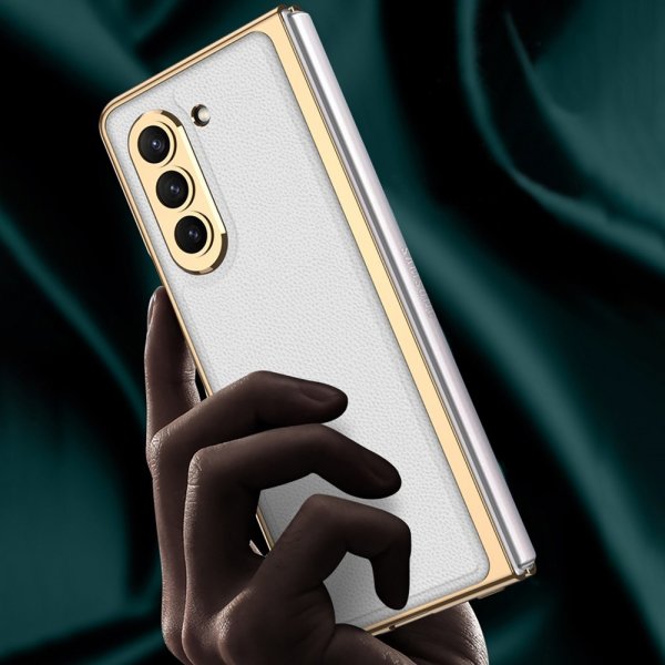 GKK Samsung Galaxy Z Fold 5 Deksel Belagt Kant Grønn