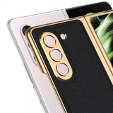 GKK Samsung Galaxy Z Fold 5 Deksel Belagt Kant Grønn