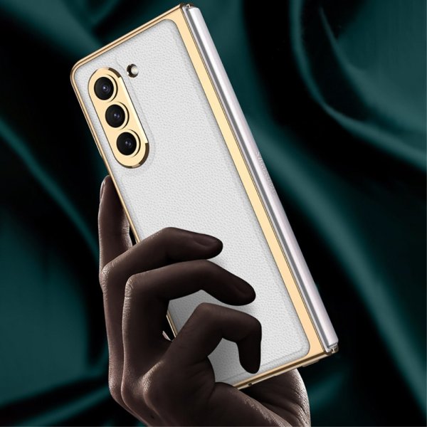 GKK Samsung Galaxy Z Fold 5 Deksel Stripe Svart