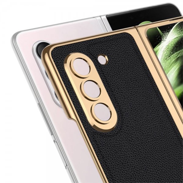 GKK Samsung Galaxy Z Fold 5 Deksel Stripe Svart