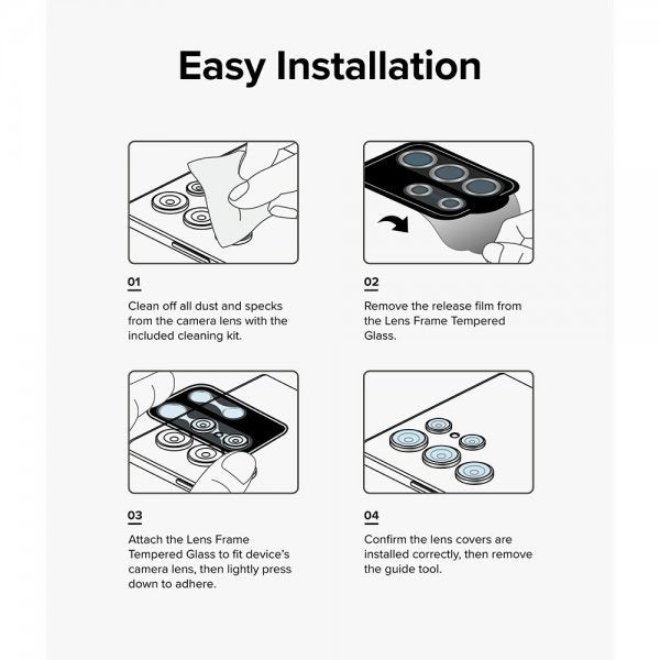 Ringke Samsung Galaxy Z Fold 6 Kamerabeskytter Camera Lens Frame 2-pakning