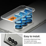 Spigen Samsung Galaxy Z Fold 7 Kamerabeskytter GLAS.tR EZ Fit Optik Pro 2-pakning Svart