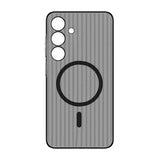 Samsung Galaxy S24 Deksel Korrugerte MagSafe Svart
