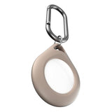 KeyBudz AirTag Holder Secure Dock 4-pakks Sandbeige