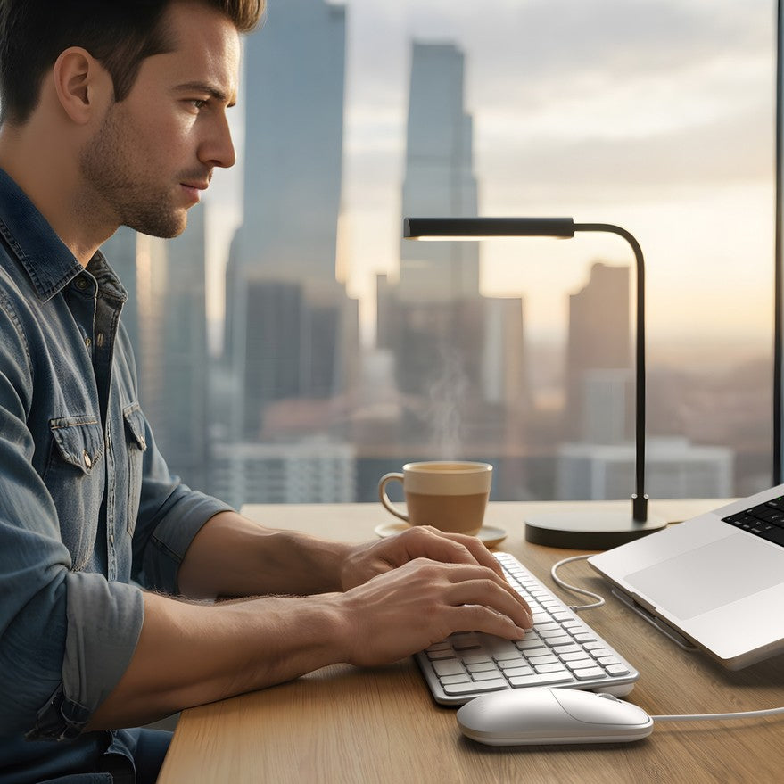 Satechi kablet Tastatur Slim LX3 USB-C/USB-A Sølv