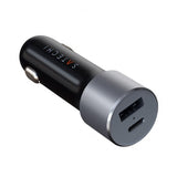 Satechi Mobillader til bil med PD 1xUSB-C och 1xUSB-A Rymdgrå