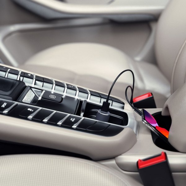 Satechi Mobillader til bil med PD 1xUSB-C och 1xUSB-A Sølv