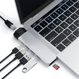Satechi USB-C Pro Hub med 4K HDMI och Ethernet Sølv