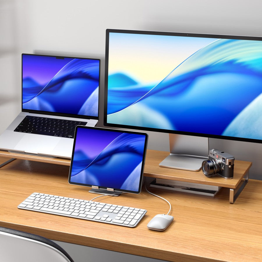 Satechi kablet Tastatur Slim LX3 USB-C/USB-A Sølv