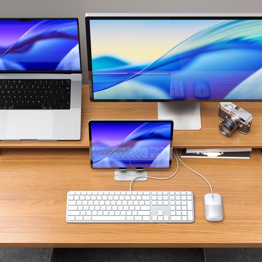 Satechi kablet Tastatur Slim LX3 USB-C/USB-A Sølv