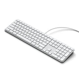 Satechi kablet Tastatur Slim LX3 USB-C/USB-A Sølv