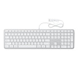 Satechi kablet Tastatur Slim LX3 USB-C/USB-A Sølv