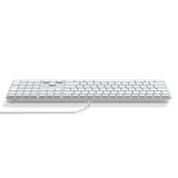 Satechi kablet Tastatur Slim LX3 USB-C/USB-A Sølv