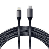 Satechi USB-C till Lightning-Kabel 1.8 meter Grå