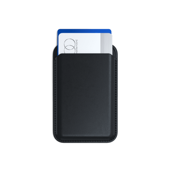 Satechi Kortholder Vegan-Leather Magnetic Wallet Stand Svart