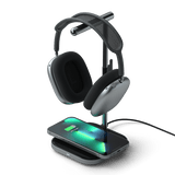 Satechi Aluminum Headphone Stand with built in wireless charging