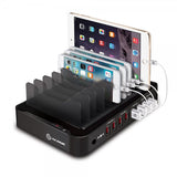 ALOGIC 8-ports USB-ladestasjon Svart