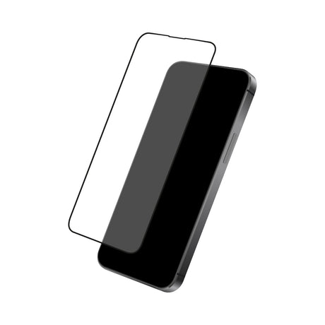 MobileFriend iPhone 15/15 Pro/iPhone 16 Skärmskydd Svart ram