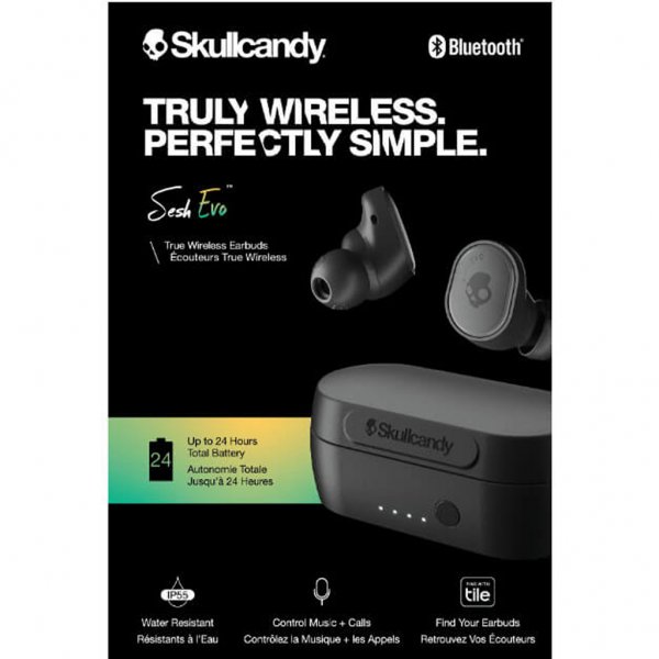 Skullcandy Sesh Evo Hodetelefoner In-Ear True Wireless Svart