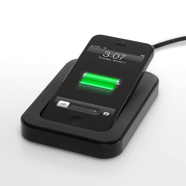 Bluelounge Saidoka iPhone SE 2016/5 / 5s Ladedukke Svart