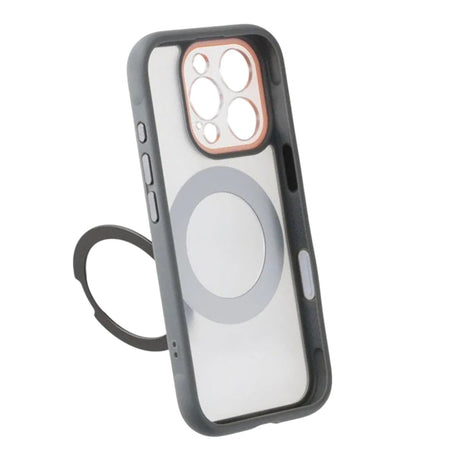 iPhone 16 Pro Max Deksel med roterbart stativ MagSafe Grå