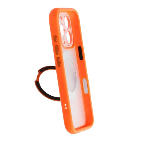 iPhone 16 Pro Max Deksel med roterbart stativ MagSafe Oransje