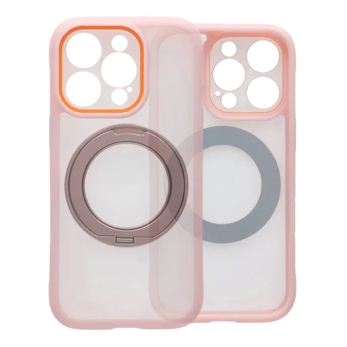 iPhone 16 Pro Deksel Roterbart stativ MagSafe Rosa
