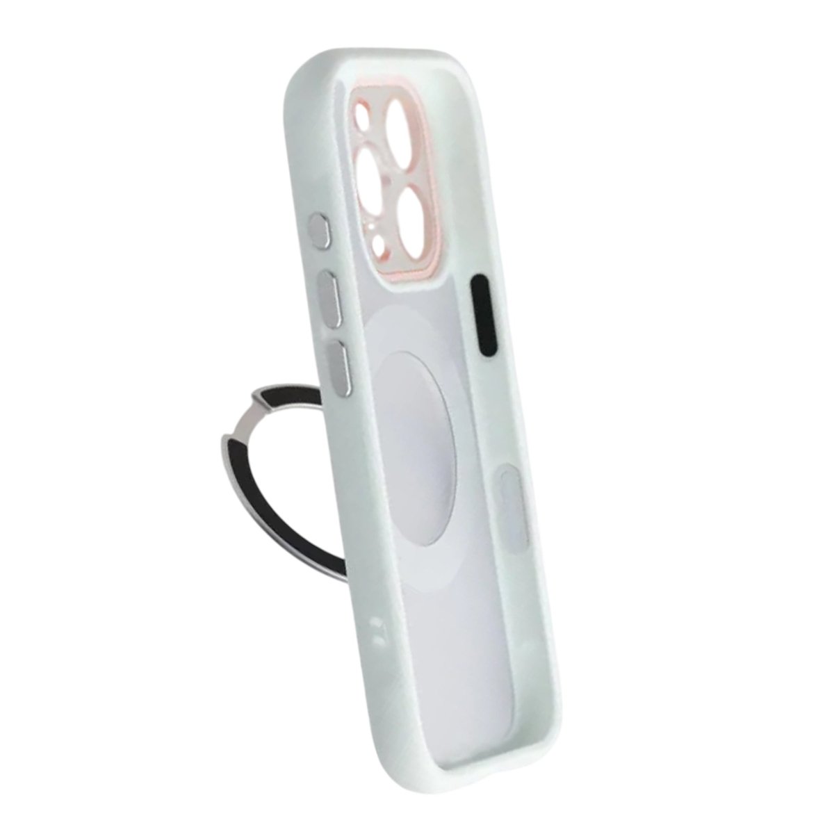 iPhone 16 Pro Deksel med roterbart stativ MagSafe Hvit