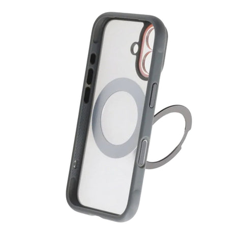 iPhone 17 Deksel med roterbart stativ MagSafe Grå