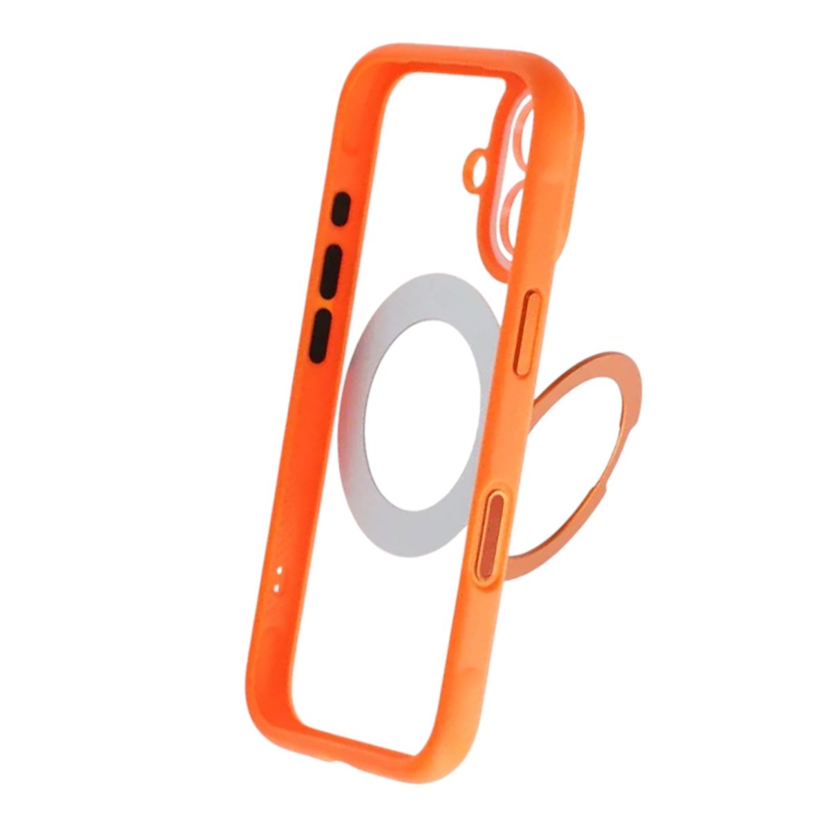 iPhone 17 Deksel med roterbart stativ MagSafe Oransje