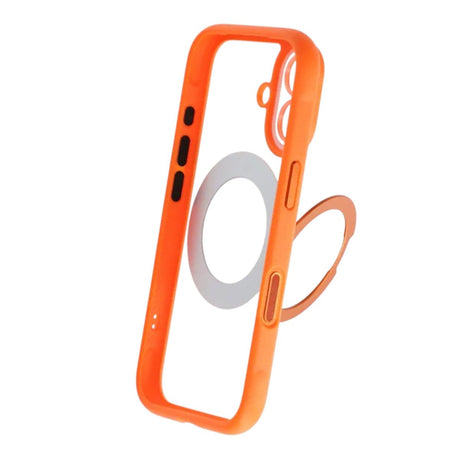 iPhone 17 Deksel med roterbart stativ MagSafe Oransje