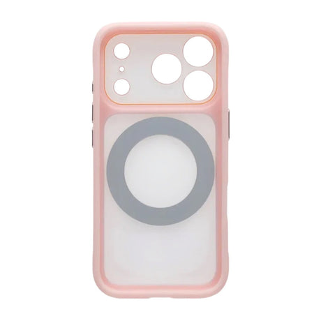 iPhone 17 Pro Max Deksel med roterbart stativ MagSafe Rosa