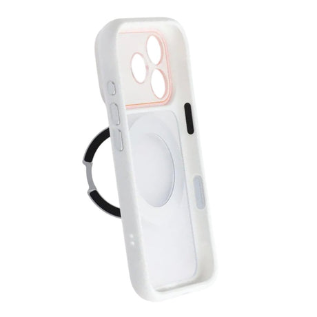 iPhone 17 Pro Max Deksel med roterbart stativ MagSafe Hvit