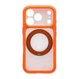 iPhone 17 Pro Deksel med roterbart stativ MagSafe Oransje