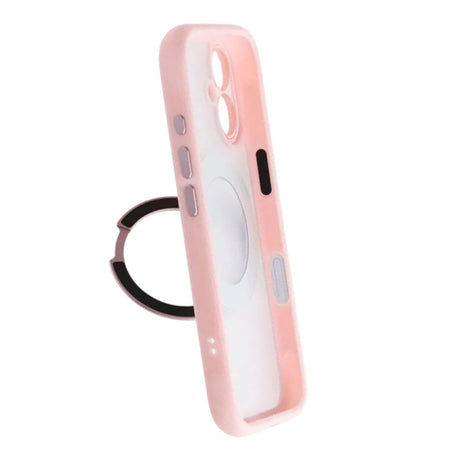 iPhone 17 Deksel med roterbart stativ MagSafe Rosa