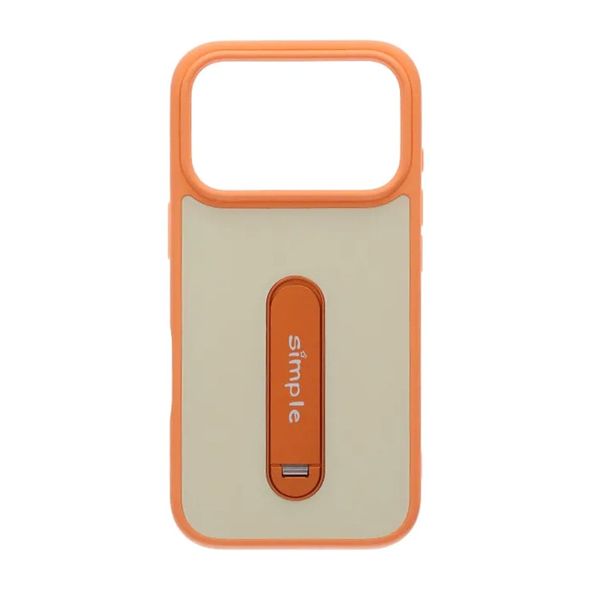 iPhone 17 Pro Max Deksel med utfellbart stativ Oransje