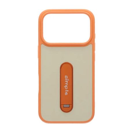 iPhone 17 Pro Max Deksel med utfellbart stativ Oransje