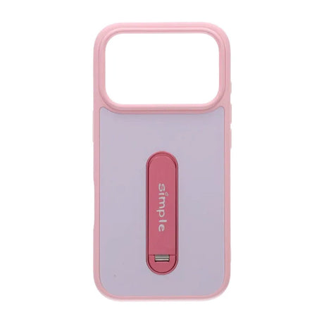 iPhone 17 Pro Max Deksel med utfellbart stativ Rosa