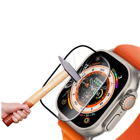 Apple Watch Ultra 1 49mm Skjermbeskytter Herdet glass 3D