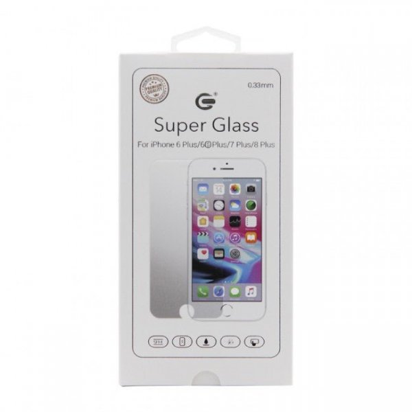 iPhone 6/6S Plus/iPhone 7 Plus/iPhone 8 Plus Skjermbeskytter Herdet glass 0.3mm