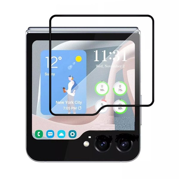 Samsung Galaxy Z Flip 6 Skjermbeskytter 2.5D Herdet glass