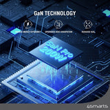 4smarts Skrivebordslader GaN Flex Pro 200W 4 USB-C