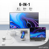 4smarts Skrivebordslader USB-C/A Power Strip Desk GaN 65W