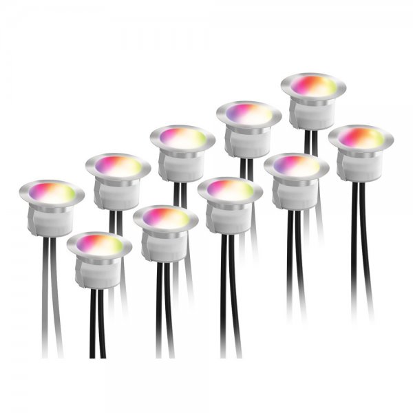 Deltaco Smart Home Smart Dekkbelysning RGB 10-pakk