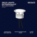 Deltaco Smart Home Smart Dekkbelysning RGB 10-pakk