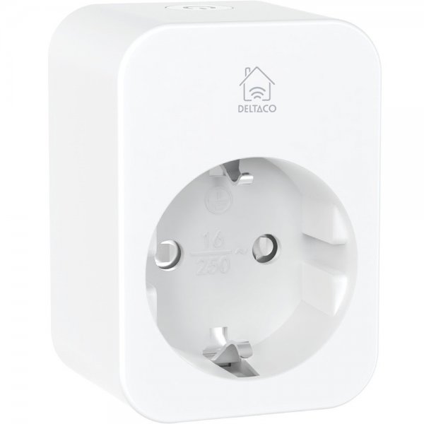 Deltaco Smart Home Smart Plug WiFi 2.4GHz 2-pakning
