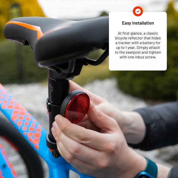 Fixed Smart Tracker Reflector til Sykkel