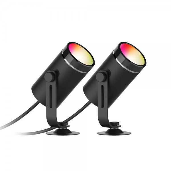 Deltaco Smart Home Smart hagebelysning RGB 2-pakning