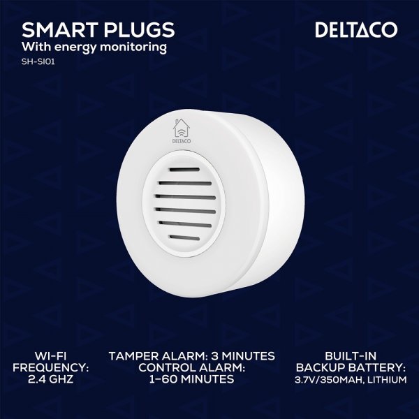 Deltaco Smart Home Smart WiFi Sirene